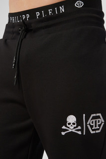 Черные трикотажные брюки Philipp Plein