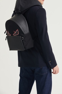 Комбинированный рюкзак с отделкой Fendi