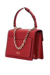 Красная сумка с отделкой Valentino