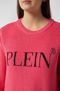 Платье-джемпер розового цвета Philipp Plein