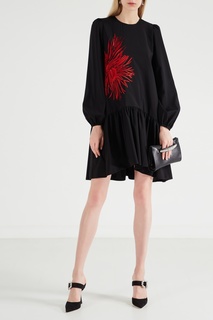 Черные туфли с глиттером и кристаллами Smokey 100 Jimmy Choo