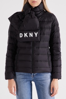 Стеганая куртка черного цвета Dkny