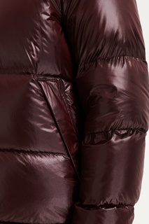 Бордовая стеганая куртка Emporio Armani