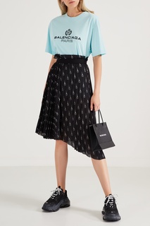 Черные массивные кроссовки с отделкой Triple S Balenciaga