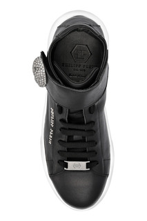 Черные кеды с логотипом и черепом Philipp Plein