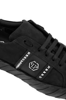 Черные кеды с заклепками Philipp Plein