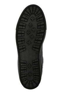Черные кеды из кожи Philipp Plein