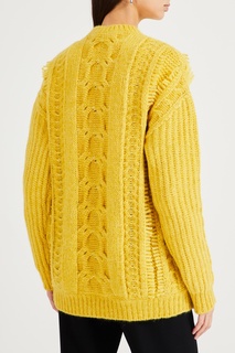 Желтый свитер рельефной вязки Stella Mc Cartney