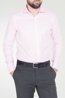 Приталенная розовая рубашка Van Laack