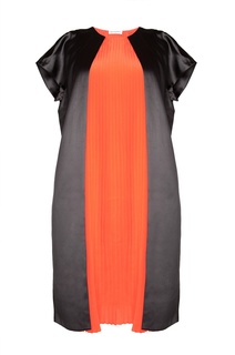 Платье с плиссированными вставками Vionnet