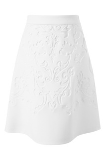 Белая юбка-миди с принтом Stella Mc Cartney