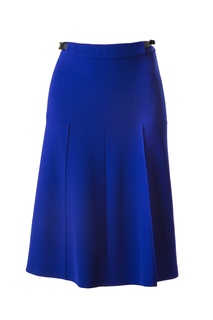 Темно-синяя юбка-миди в складку Stella Mc Cartney