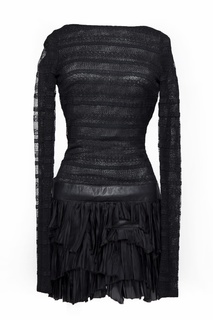 Черное мини-платье с открытой спиной Jay Ahr