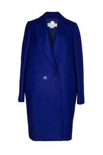Шерстяное темно-синее пальто Stella Mc Cartney