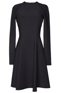 Черное мини-платье с длинными рукавами - нет в наличие Proenza Schouler