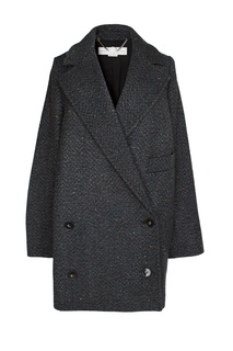 Темно-серое пальто на двух пуговицах Stella Mc Cartney