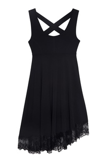 Однотонное платье с кружевом Emilio Pucci