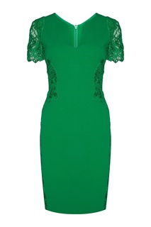 Платье-футляр с кружевом Emilio Pucci