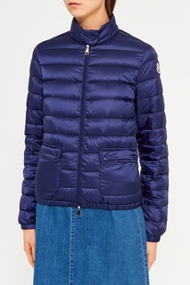 Синяя стеганая куртка Moncler