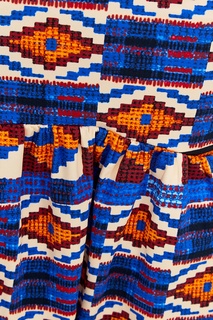 Хлопковая юбка с этническими орнаментами Stella Jean
