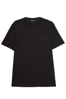 Черная футболка из хлопка Michael Kors Collection