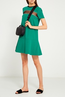Платье с контрастной отделкой RED Valentino