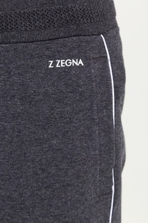 Серые трикотажные брюки Z Zegna