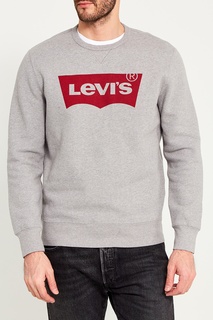 Серый свитшот с эмблемой GRAPHIC CREW B Levis®