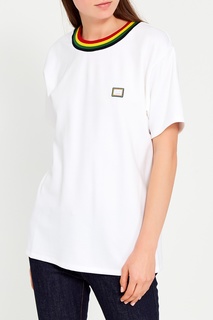 Футболка с цветной отделкой Nasth Acne Studios