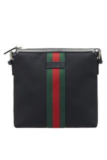 Текстильная сумка с лентой Gucci Man