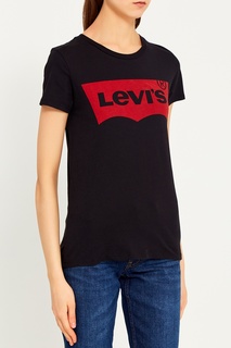 Черная футболка с логотипом THE PERFECT TEE Levis®