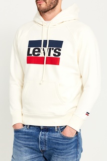 Белое худи с логотипом GRAPHIC SPORT HOODIE Levis®