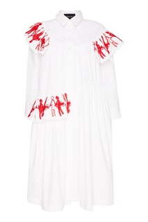 Платье с асимметричной отделкой Simone Rocha