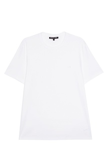 Белая футболка из хлопка Michael Kors Collection