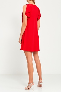 Платье с оборками по бокам RED Valentino