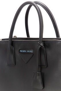 Черная кожаная сумка Concept Prada