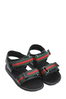 Цветные сандалии на липучках Gucci Kids