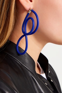 Синие серьги Elastic Magnet Balenciaga