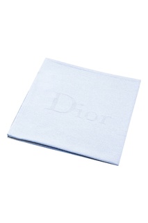 Голубой плед с рельефным рисунком Dior Kids