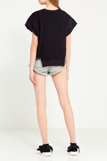 Шорты-мини из потертого денима Alexanderwang.T