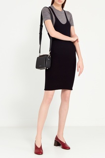 Комбинированное платье из трикотажа Alexanderwang.T