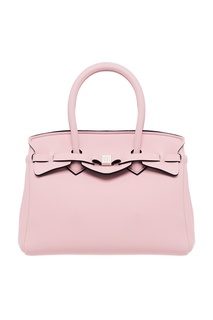 Розовая сумка с отделкой Save MY BAG