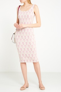Бежевые балетки из кожи Prada