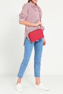 Белые кеды с тиснением Michael Michael Kors