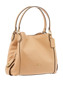 Бежевая сумка Edie Coach