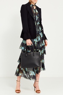 Черная кожаная сумка Mercer Michael Michael Kors