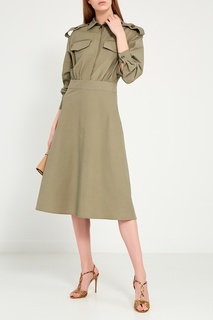 Хлопковое платье-рубашка ЛИ ЛУ