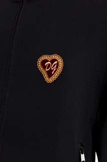 Черная олимпийка с логотипами Dolce & Gabbana