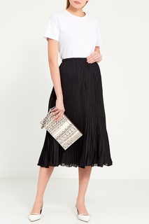 Серый клатч из кожи змеи Wristlets Michael Michael Kors