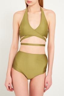 Зеленый раздельный купальник Tona Body Poetry